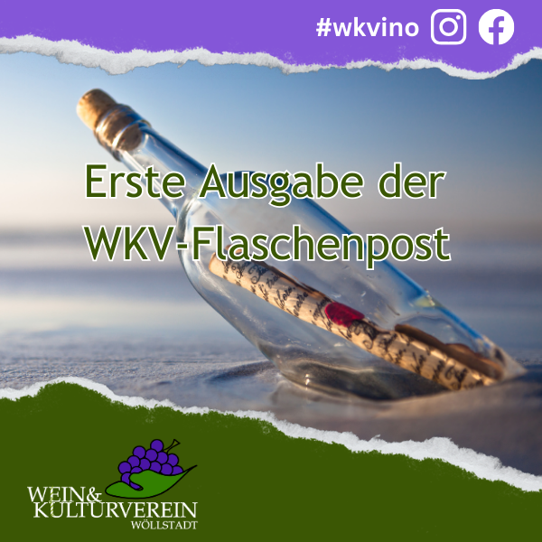 Erste Ausgabe Flaschenpost