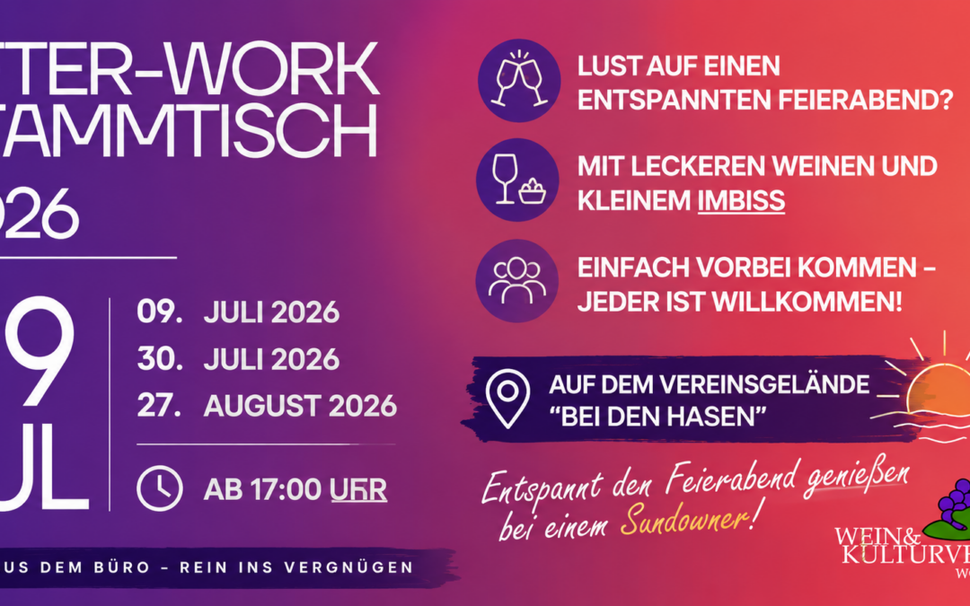 After Work beim Wein- und Kulturverein Wöllstadt