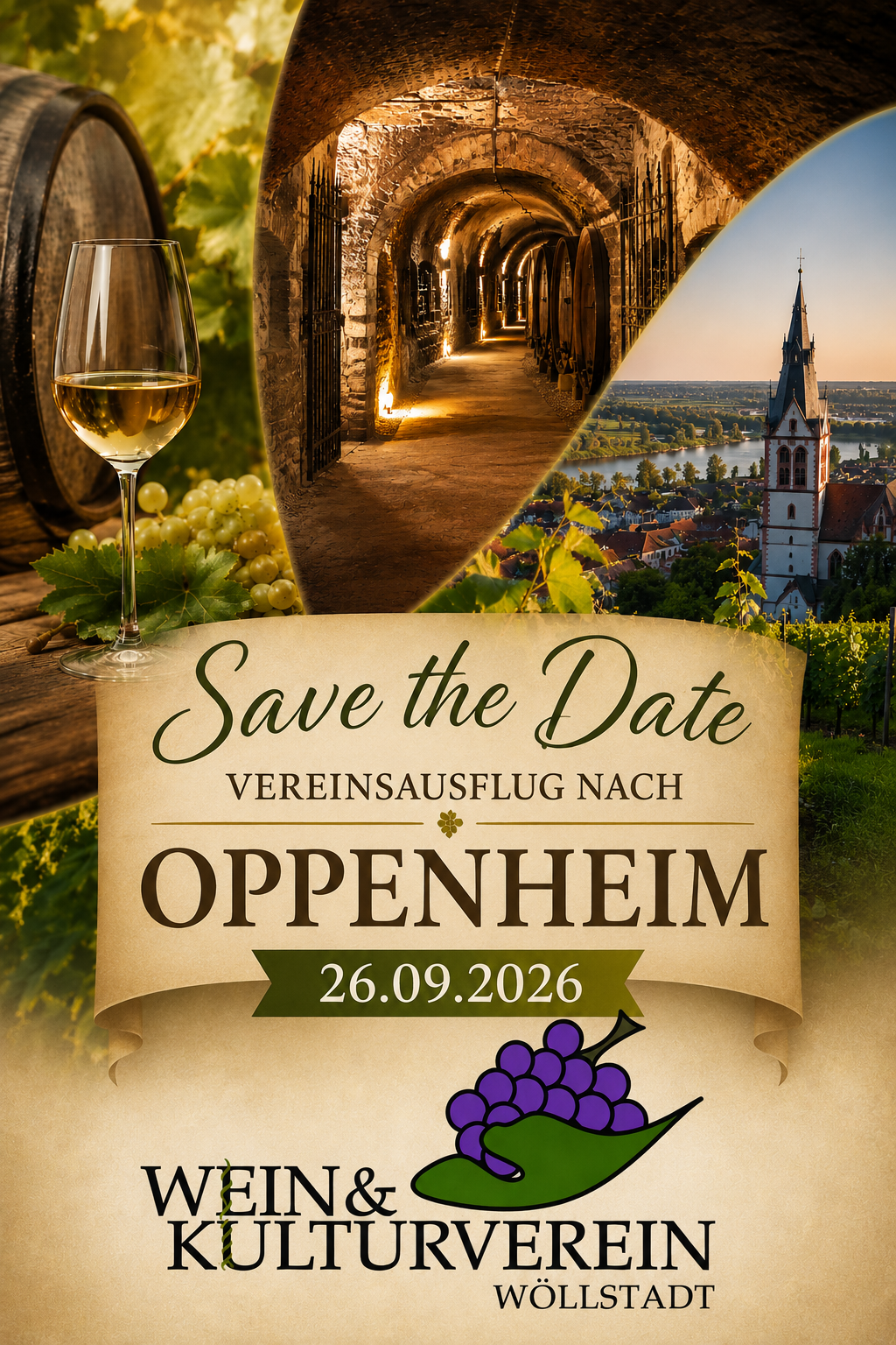 Vereinsausflug nach Oppenheim am 26.09.2026